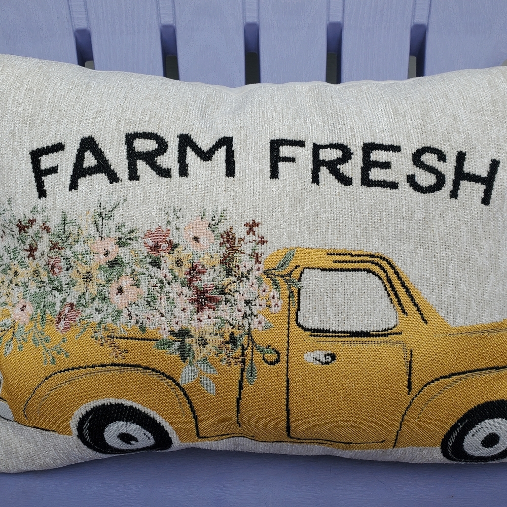 Farm Fresh Throw Pillow